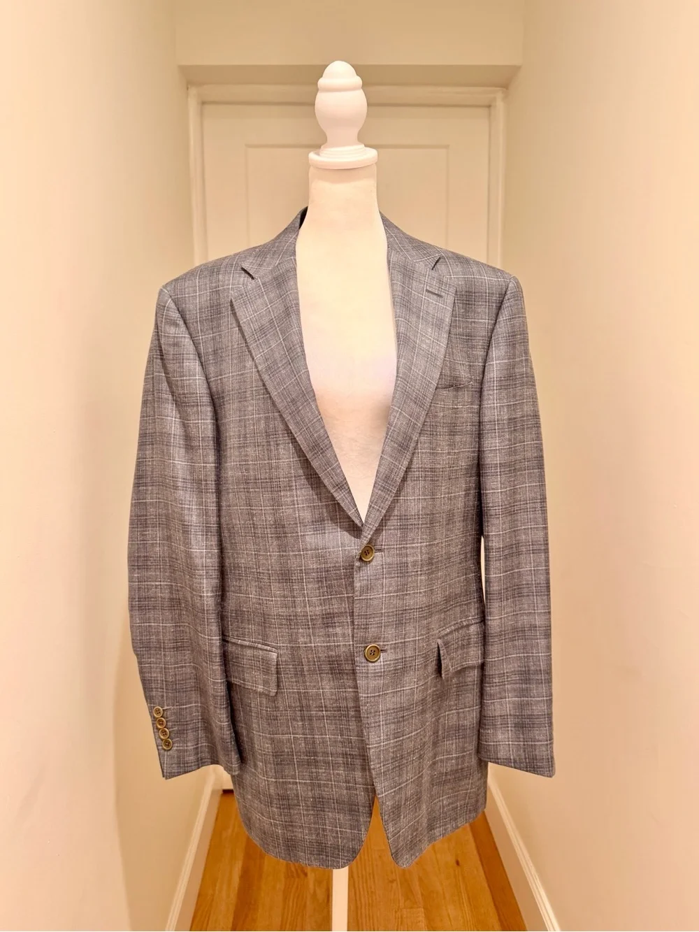 Canali refined plaid